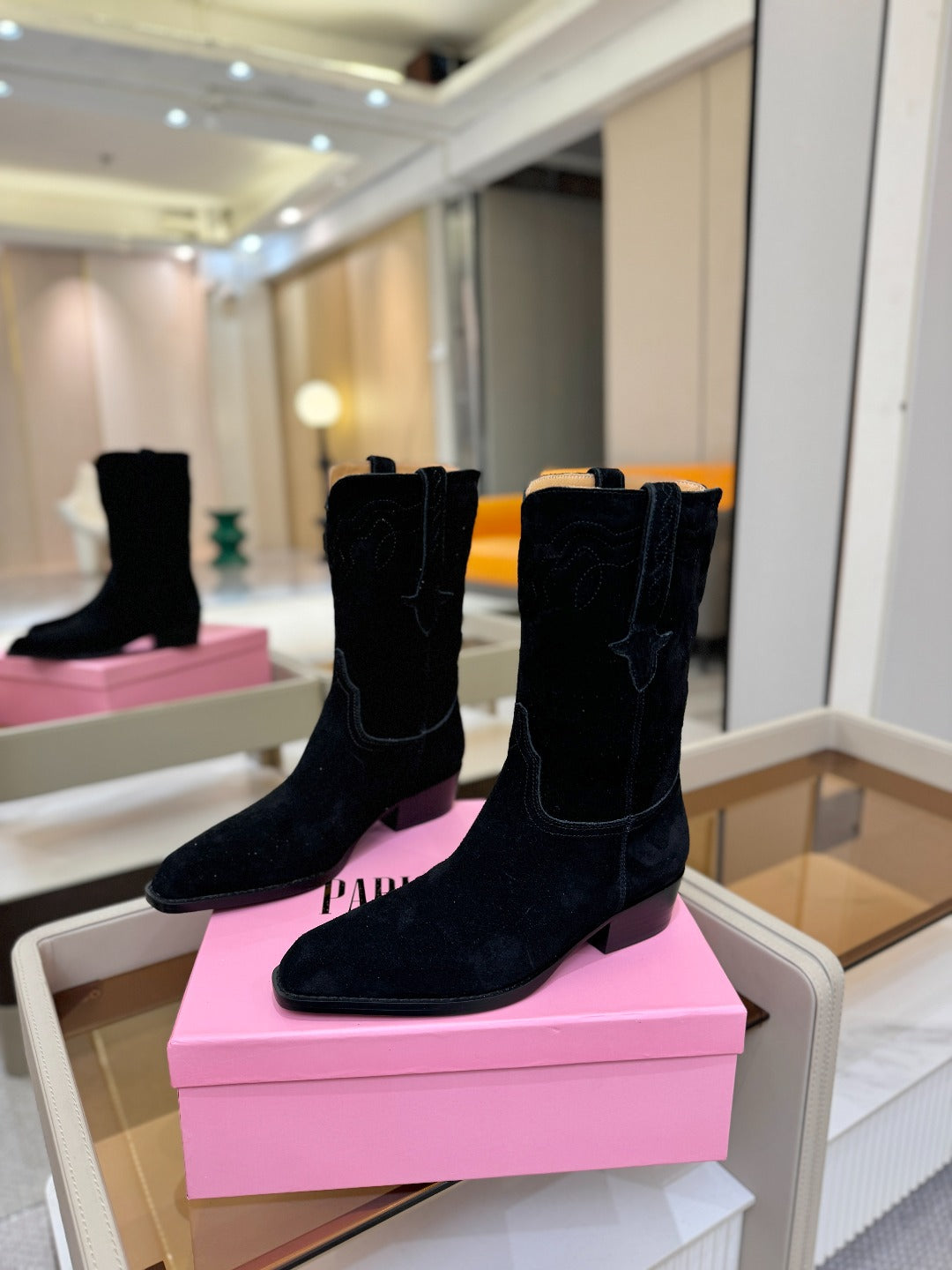 Paris Texas Western Ankle Boots