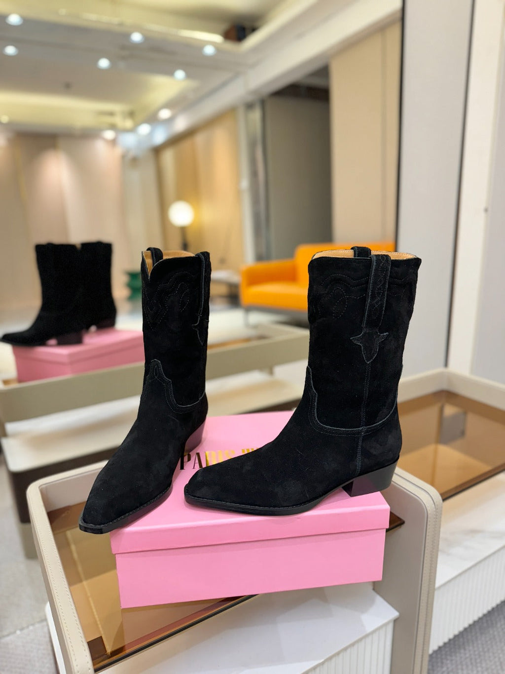 Paris Texas Western Ankle Boots
