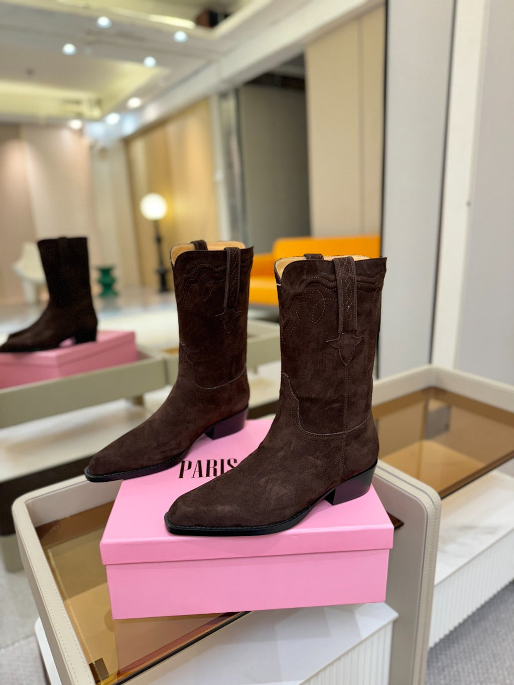 Paris Texas Western Ankle Boots