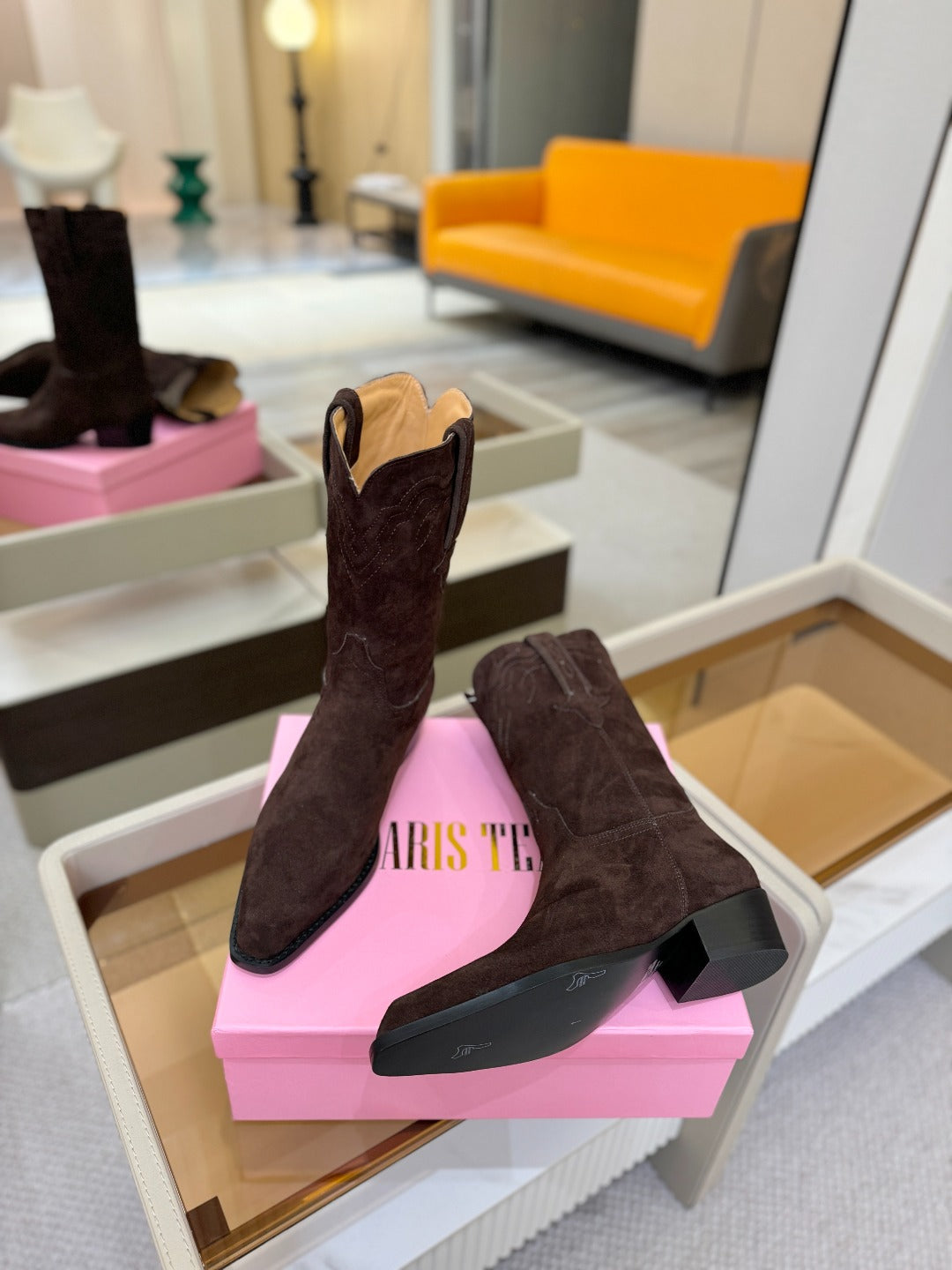 Paris Texas Western Ankle Boots