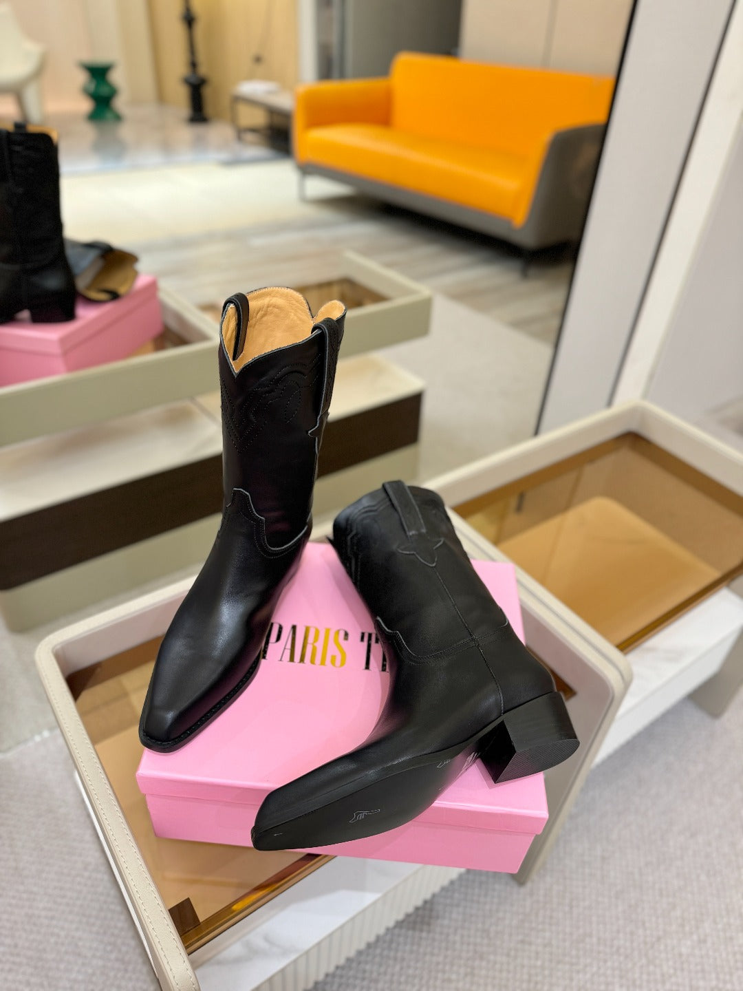 Paris Texas Western Ankle Boots