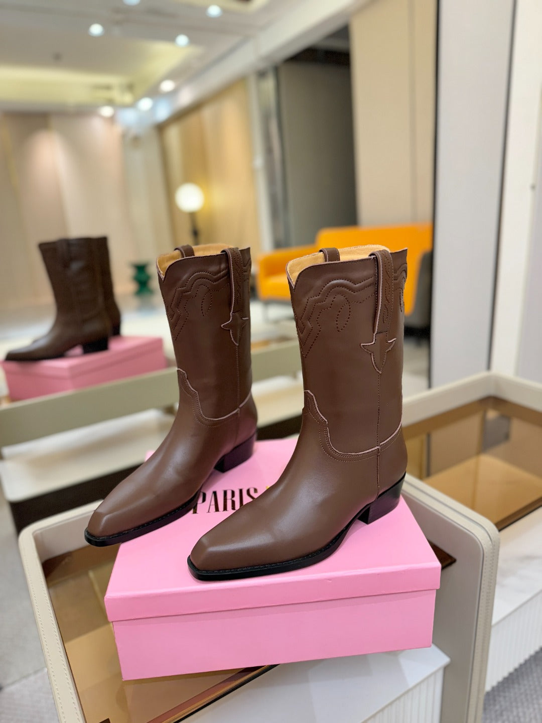 Paris Texas Western Ankle Boots