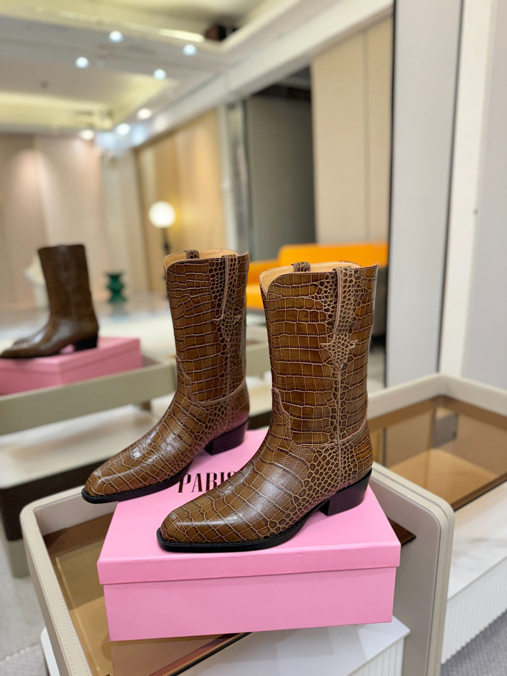 Paris Texas Western Ankle Boots