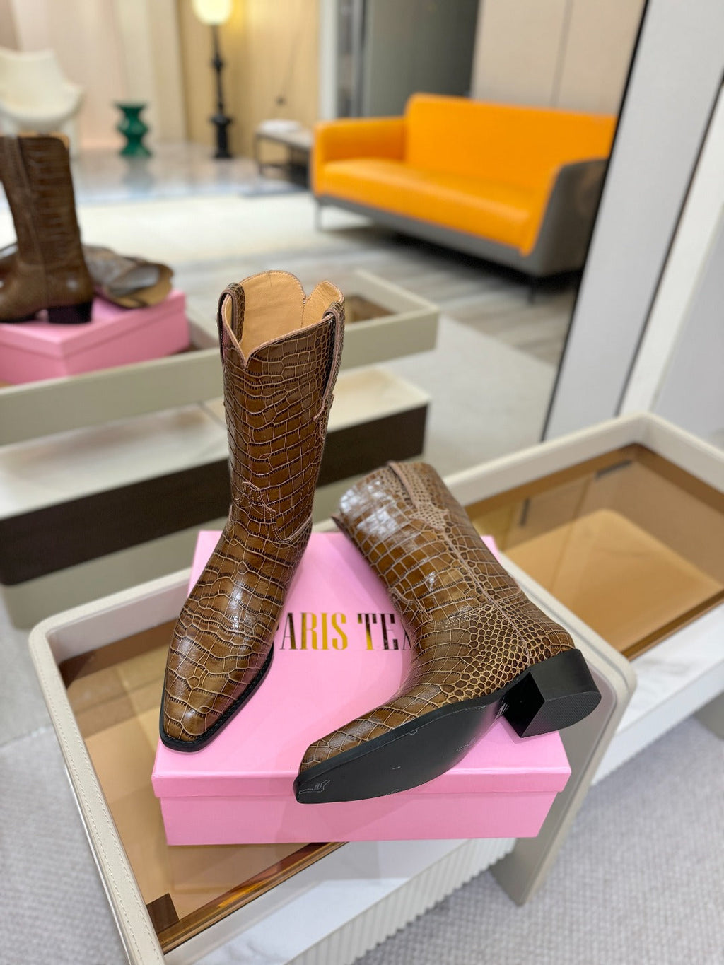 Paris Texas Western Ankle Boots