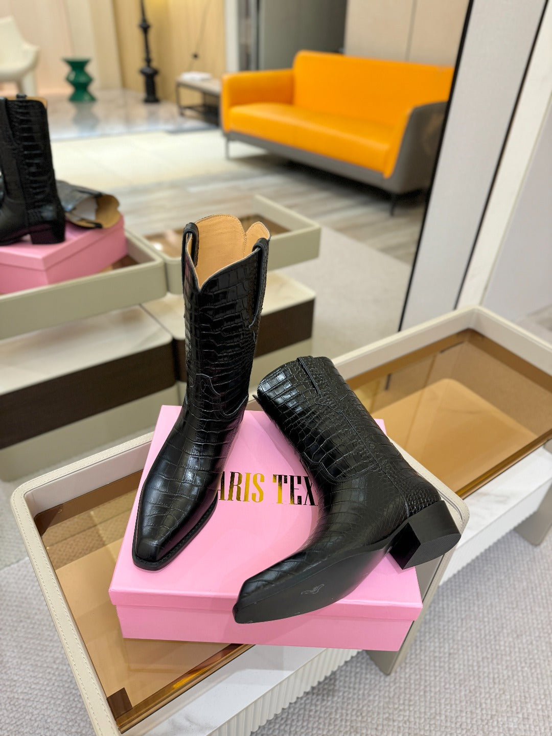 Paris Texas Western Ankle Boots