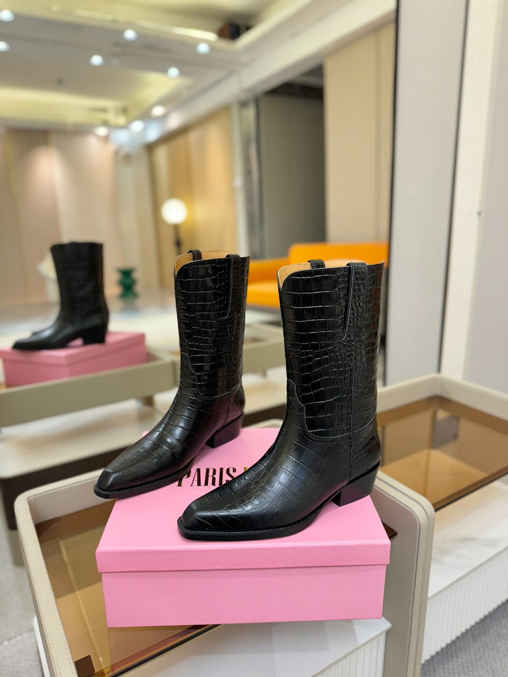 Paris Texas Western Ankle Boots