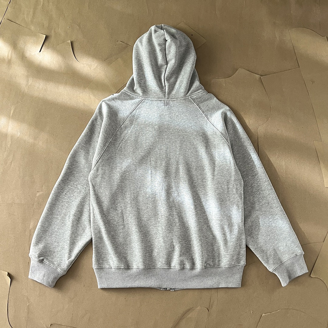 Ami Paris Ami de Coeur Boxy Fit Zip Sweatshirt – Autumn/Winter Collection