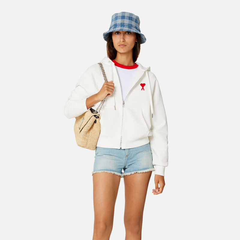 Ami Paris Ami de Coeur Boxy Fit Zip Sweatshirt – Autumn/Winter Collection