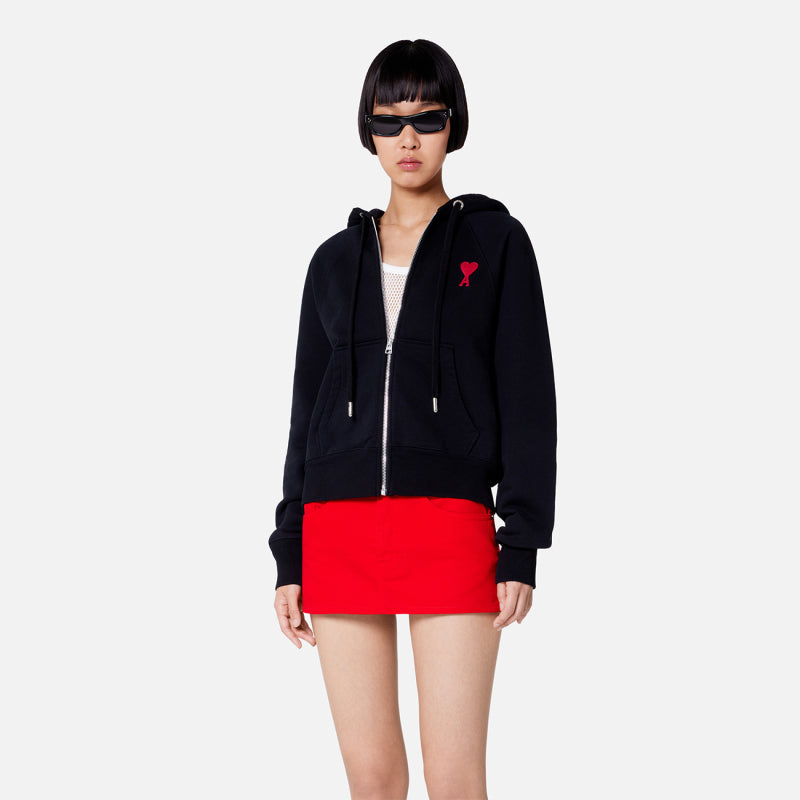 Ami Paris Ami de Coeur Boxy Fit Zip Sweatshirt – Autumn/Winter Collection