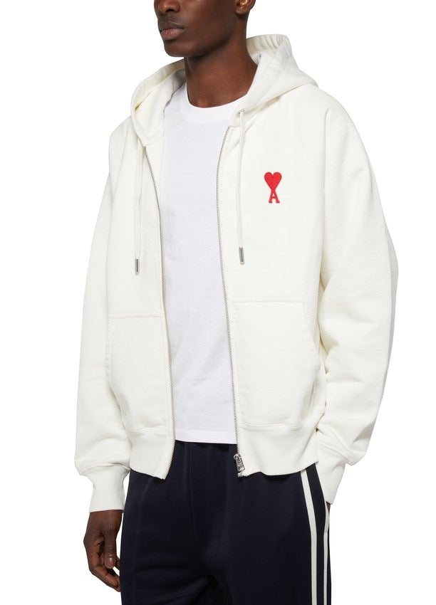 Ami Paris Ami de Coeur Boxy Fit Zip Sweatshirt – Autumn/Winter Collection