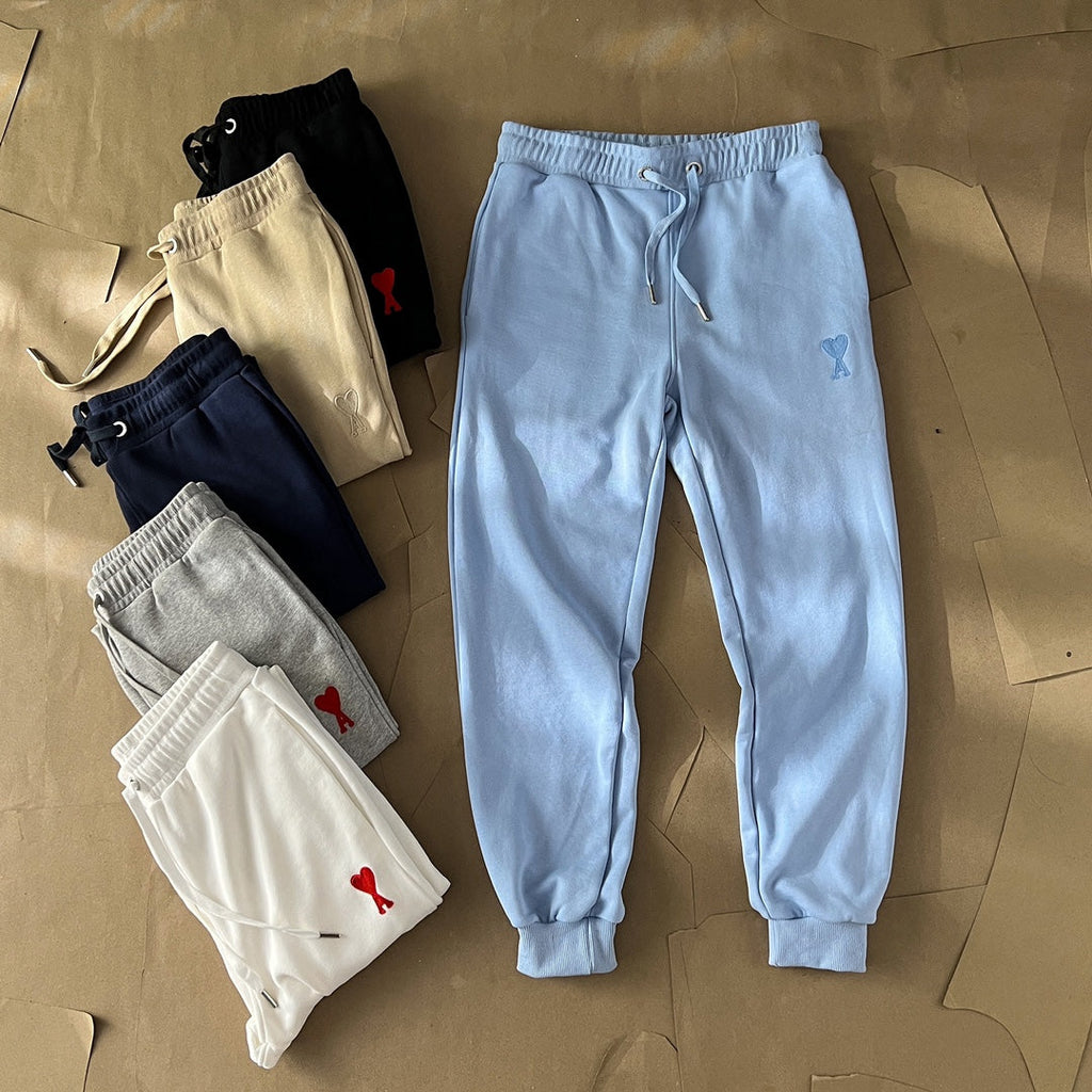 Ami Paris Ami de Coeur Terry Sweatpants – 23FW