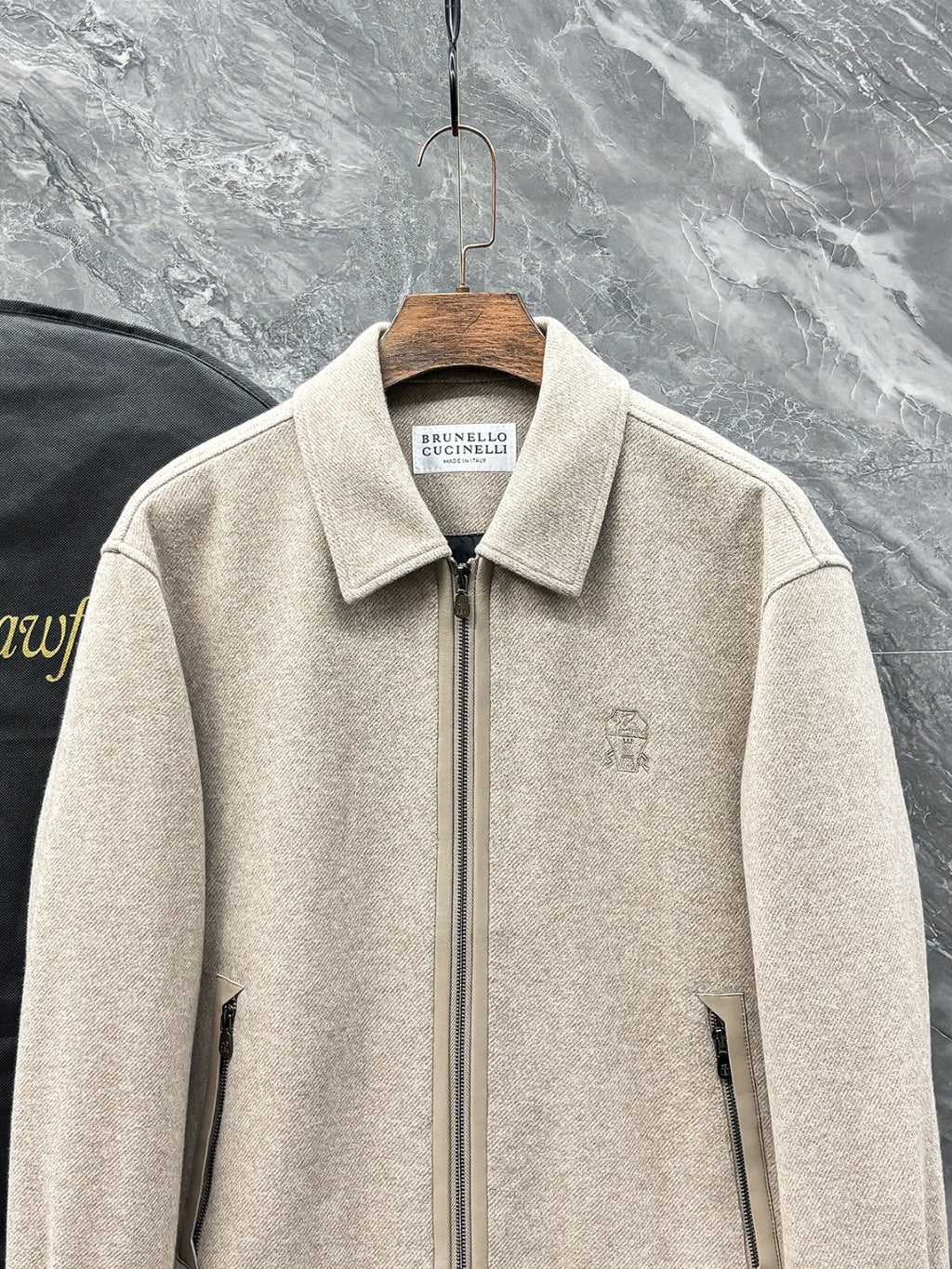 Brunello Cucinelli Knit Blend Down Jacket – 25FW