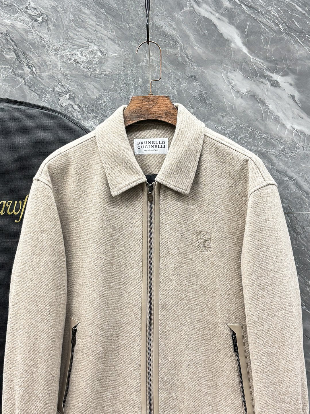 Brunello Cucinelli Knit Blend Down Jacket – 25FW